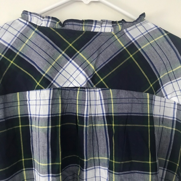 🍁3/30$!!! Plaid Pull Over Henley Top - Picture 8 of 10